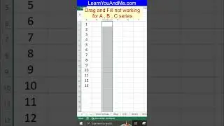 #excelinhindi  Excel Trick | How to generate A B C D series in Excel | Generate ABCD in Excel