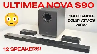 ULTIMEA Nova S90 Soundbar REVIEW - 7.1.4 Dolby Atmos, 740W, High-End System! Is it Worth it?