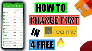 Install Unlimited Fonts in Any realme Device for FREE (Realme UI, ColorOS 7 & ColorOS 6) - 2020