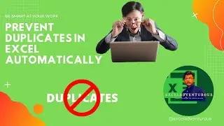 Prevent Duplicate Entries in excel Automatically | Excel Automations |