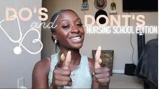 DO's + DONT's OF NURSING SCHOOL 2021 // tips for pre-nursing students