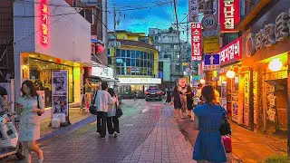 Exploring Sinchon at Night: Neon Dreams, Youthful Energ and Hidden Alleys in Seoul | 4K HDR