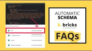 Automatic FAQ Schema - Bricks Builder - Nestable Accordion