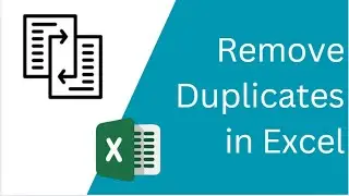 Remove Duplicates in Excel