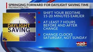 Start preparing now for daylight saving time