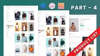 Product List Page: E-commerce Website Template/UI Design Using React JS | PART - FOUR