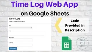 Time Log Web App on Google Sheets