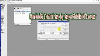 Bandwidth Control step by step with MikroTik router