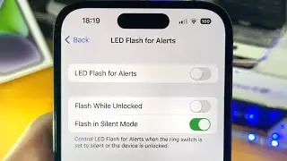 How To Put On LED Flash Notifications on iPhone 14 Pro