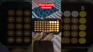 iPhone Calculator Magic trick #shorts iPhone scientific calculator #iphonetipsandtricks #iphone15