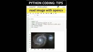 PYTHON READ IMAGE WITH OPENCV| Matplotlib| #youtubeshorts #viral #coding #pythonforbeginners #short