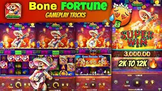 Bone Fortune ☠️ JACKPOT 💥New Game Slot jilli New Gameplay video Bone Fortune Game trick Yono slots 🔥
