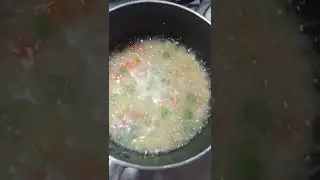 BREAKFAST BOILING PORRIDGE #asmrsound #satisfying #shorts #porridge #congee #boiling #breakfast