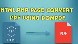 dompdf using codeigniter Tamil | html php page to pdf convert |  | just 3 minutes