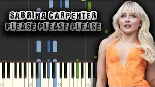 Sabrina Carpenter - Please Please Please - [Piano Tutorial] (Synthesia) (Download MIDI + PDF Scores)