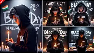 Black Day Ai Image Generator | Black Day Ai Photo Editing | Bing Image Creator Black Day - CS EDITZ