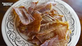 ДЖЕРКИ ЗІ СВИНИНИ. МЯСНІ ЧІПСИ З ГРИБАМИ