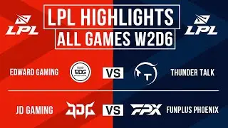 LPL Highlights ALL GAMES Week 2 Day 6 | LPL Summer Split 2024