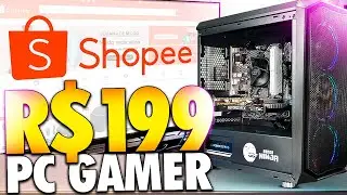 ENCONTREI O PC MAIS BARATO DA SHOPEE DE R$199 QUE CONSEGUE ATÉ MESMO RODAR JOGOS EM 2024...