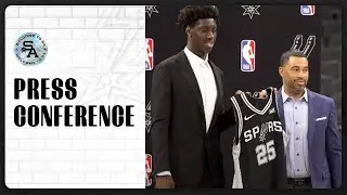 San Antonio Spurs Rookie Press Conference | Sidy Cissoko, 6.24.2023