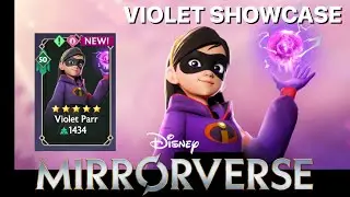 Disney Mirrorverse - Violet (5 Star Level 50) Showcase! Animations, Talents, Special Skill