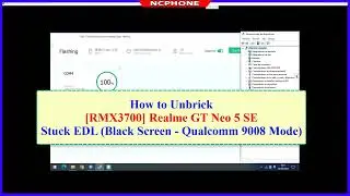 How to Unbrick Realme GT NEO 5 SE Hard Brick, Stuck EDL (Black Screen - Qualcomm 9008 Mode)