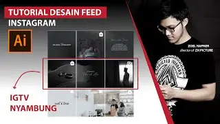 Tutorial Desain Postingan Instagram, IGTV bisa nyambung sama postingan lainnya (adobe illustrator)