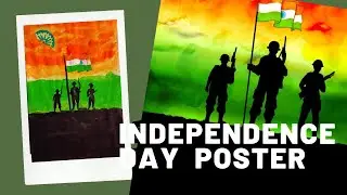 Top Independence day poster Trends This Year || 15 August special art step by step tutorial.