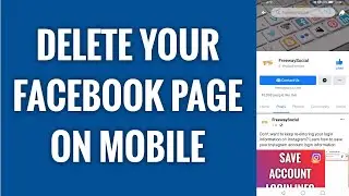 How To Delete Your Facebook Page On Mobile