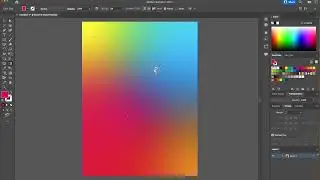 How to create a vibrant gradient background using illustrator