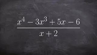 How to Math - Dividing polynomials using synthetic division