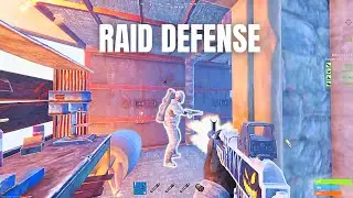 Defending an online raid and then raiding them back!! - Rust Console Edition