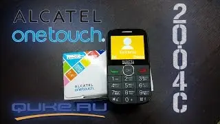 Обзор простой трубки с крупными кнопками Alcatel 2004C