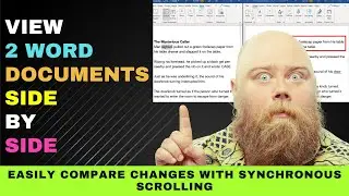 How to view Two Documents Side by Side in Word and Scroll Them Together -Quick and Easy