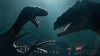 T-Rex y Therizinosaurus vs. Giganotosaurus | La lucha final de Jurassic World: Dominion