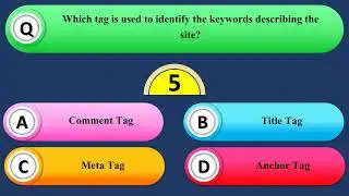 Which tag is used to identify the keywords describing the site?