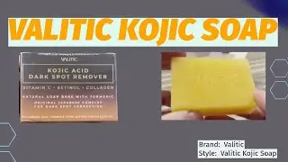 Lifestyle Gear -- Valitic Kojic Soap  with Turmeric