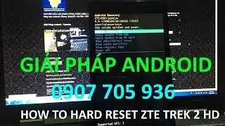 how to Hard reset Factory data reset ZTE Trek 2 HD K88