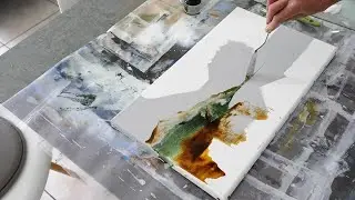 Abstrakte malerei/ How to paint/Demo Peinture abstraite/Abstract Art /Pintura abstracta