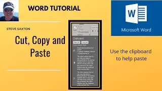 This video explains how to use copy and paste and the clipboard in Microsoft Word.