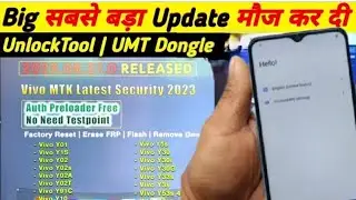 UnlockTool/UMT Dongle Vivo MTK Security 2023 Unlock New Update