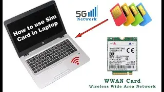 How to install Sim Card In Laptop | How To Insert Sim Card In Laptop | Use Sim Card in HP Laptop