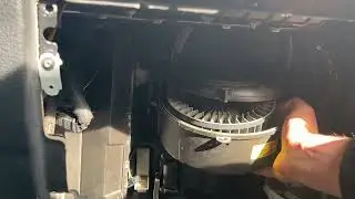 How to REMOVE Heater Blower Fan On Opel VAUXHALL Chevrolet  ZAFIRA Astra