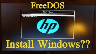 Install Windows on FreeDOS Laptop