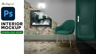 How to create a Realistic Luxury Living room Interior Mockup in Photoshop | Photoshop Tutorial