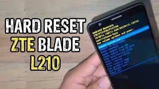 🥇 Hard reset ZTE Blade L210 | Formatear y quitar bloqueo