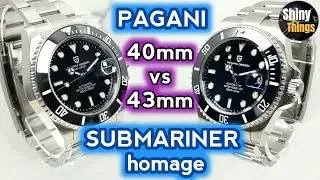 So Similar Yet Different Price?! - Pagani 43mm vs 40mm Submariner Homage