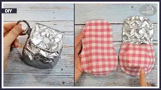 DIY How to make a mini pouch /coin purse, card holder