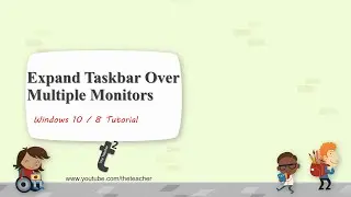 How to Extend Taskbar On Multiple Monitors on Windows 10  Tutorial