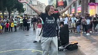 I SURPRISED CROWD WITH A BOLLYWOOD SONG IN LONDON (CHECK THEIR REACTION)